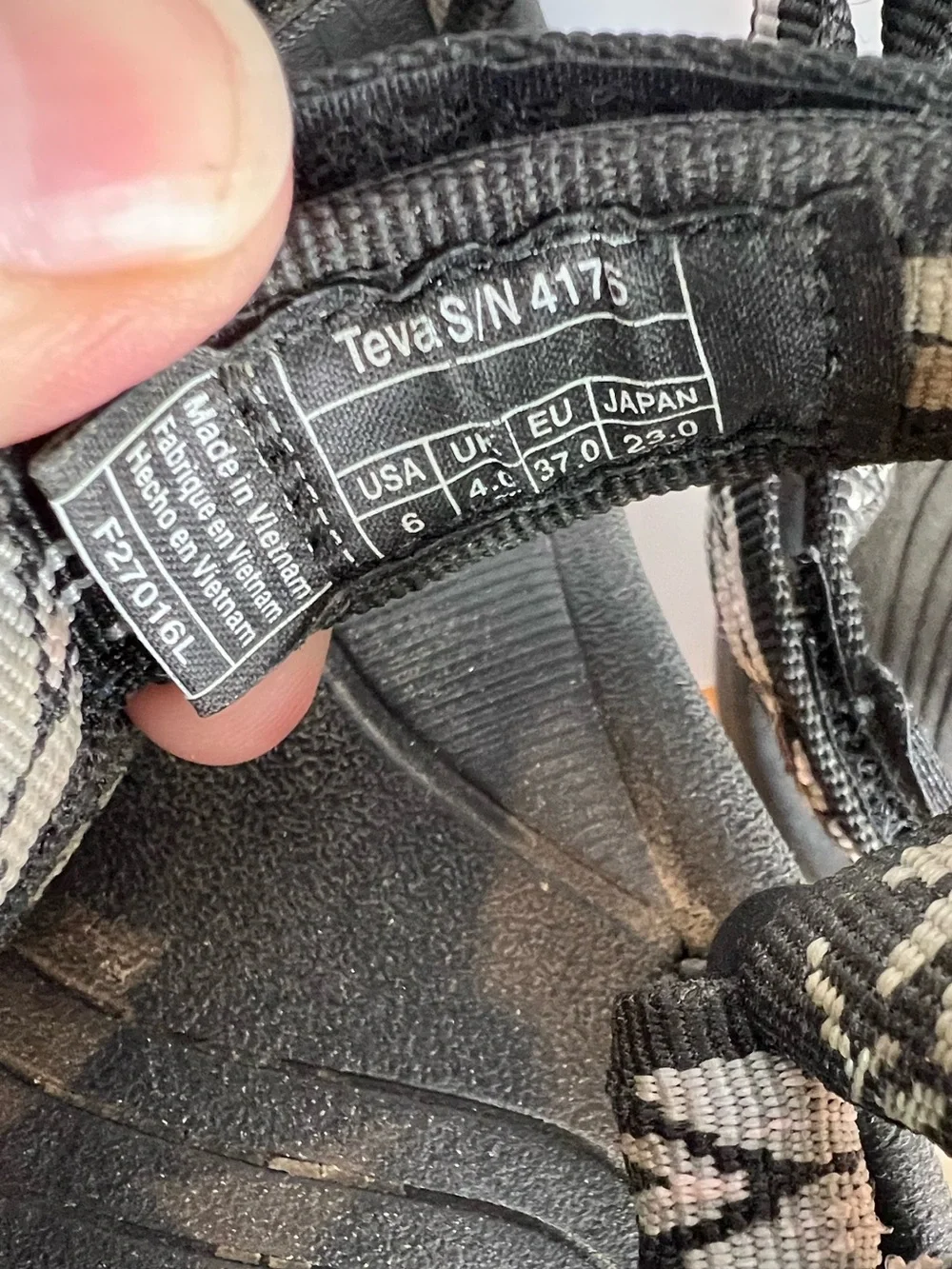 Teva Hurricane XLT Sport Sandals Womens Size 6 EUR 37 Hiking Outdoor Summer - Picture 6 of 7